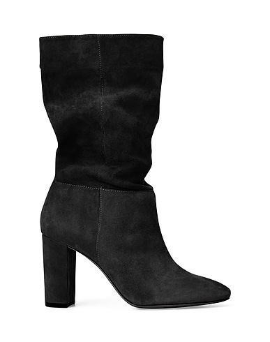 LAUREN RALPH LAUREN ブーツ ARTIZAN SUEDE BOOT ブラック 羊革（シープスキン） 100%