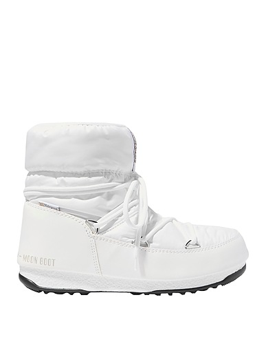 MOON BOOT Stivaletti  MOON BOOT LOW NYLON WP 2  Bianco Fibre tessili