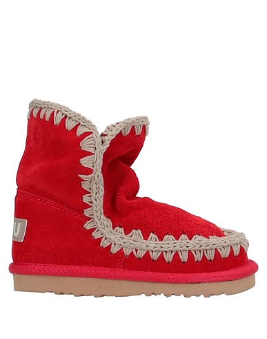 MOU Ankle boot Red Soft Leather