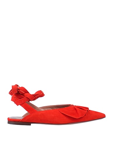L' AUTRE CHOSE Ballet flats Coral Leather