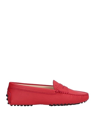 TOD'S Mokassins Ziegelrot Kalbsleder