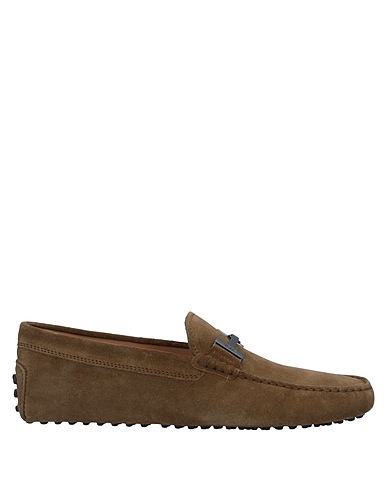 TOD'S 모카신 카키 가죽