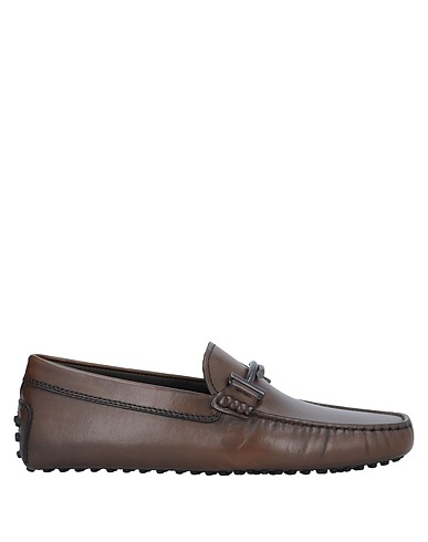 TOD'S Loafers Chocolate brown Leather