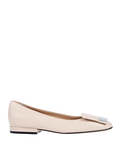 SERGIO ROSSI Mokassins Beige Leder