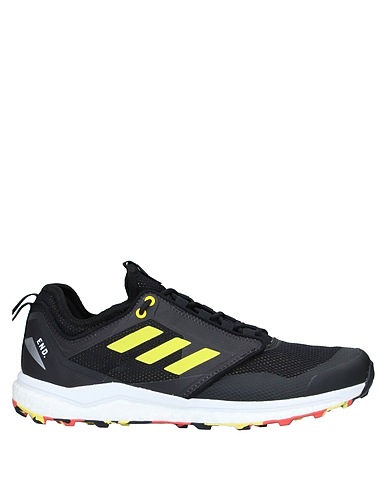 ADIDAS Sneakers Black Textile fibers, Rubber