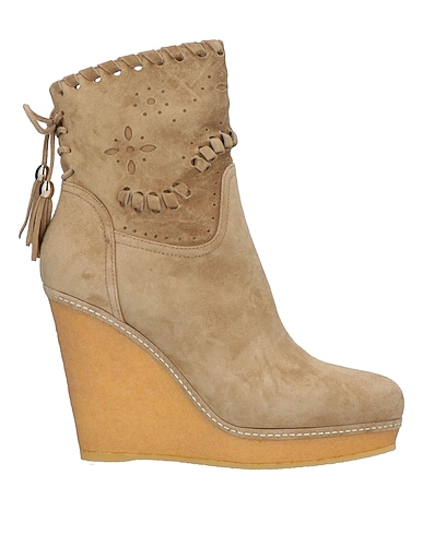LE SILLA Stiefelette Beige Leder