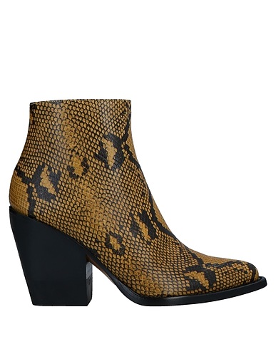 CHLOÉ Ankle boot Yellow Leather