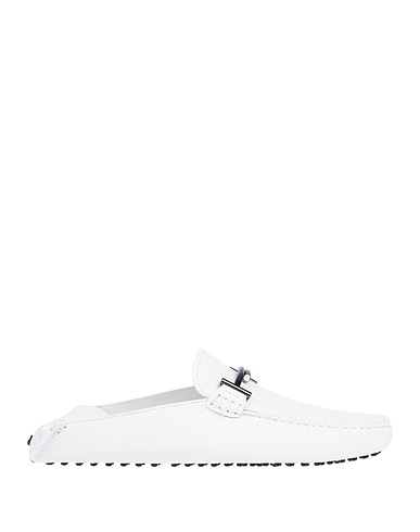 TOD'S Mules and clogs White Soft Leather
