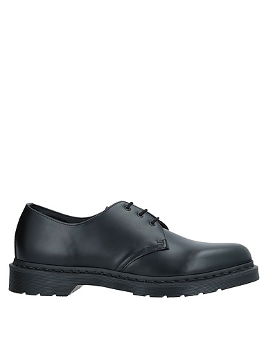 DR. MARTENS Laced shoes Black Leather
