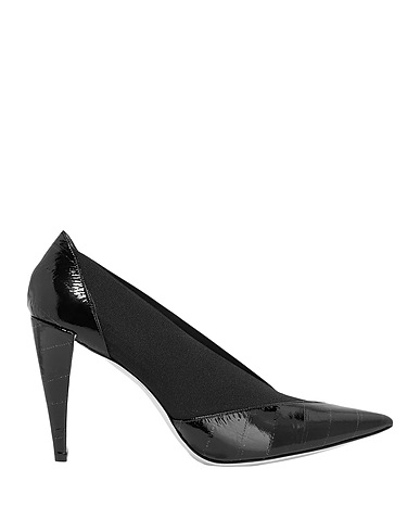 GIVENCHY Pump Black Soft Leather, Textile fibers