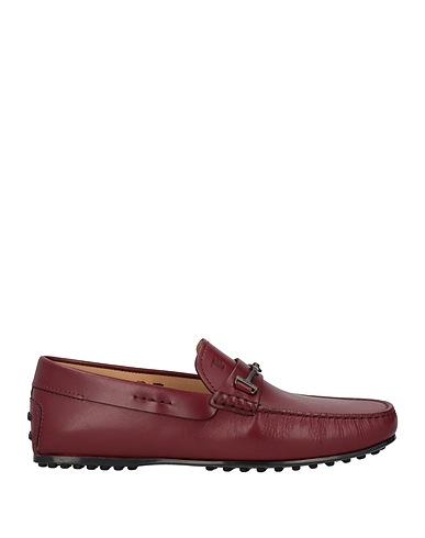 TOD'S Loafers Plum Soft Leather