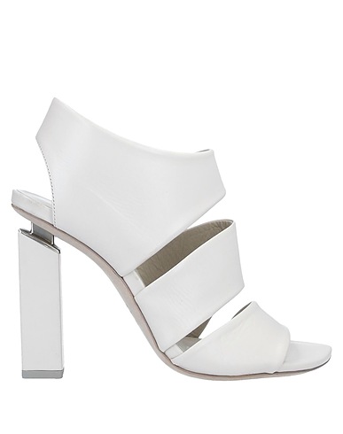 VIC MATIĒ Sandals Ivory Soft Leather