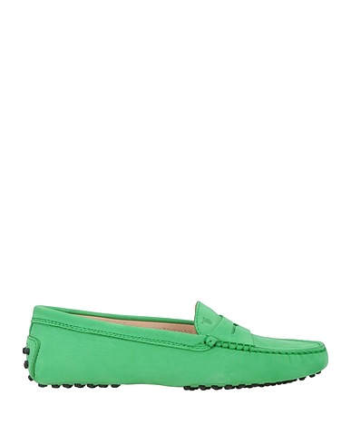 TOD'S Loafers Light green Leather
