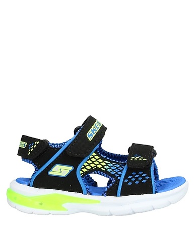 SKECHERS Sandals Black Textile fibres
