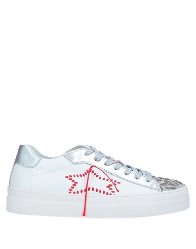 ISHIKAWA Sneakers Argento Pelle, Fibre tessili