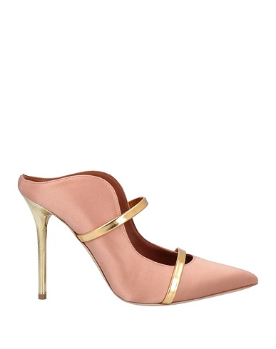 MALONE SOULIERS Mules and clogs Light brown Textile fibres