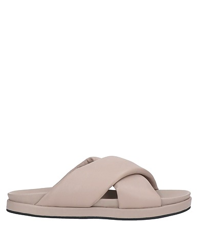 HABILLÉ Sandals Taupe Soft Leather