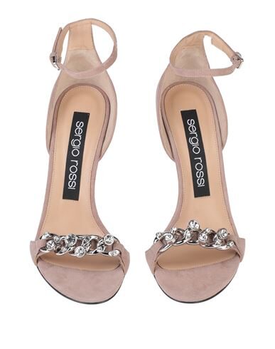 Sergio Rossi Sandals In Pale Pink