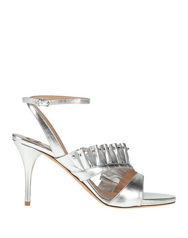 VALENTINO GARAVANI Sandals Silver Leather