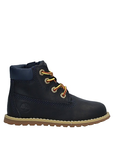 TIMBERLAND Ankle boot Midnight blue Soft Leather, Textile fibres