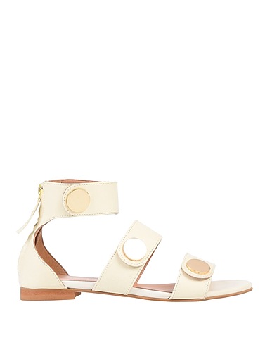 TWINSET Sandals Ivory Leather