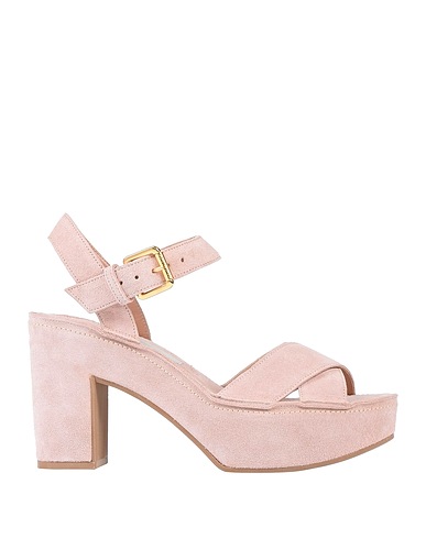 L' AUTRE CHOSE Sandals Light pink Soft Leather