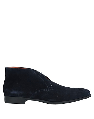 SANTONI Ankle boot Midnight blue Soft Leather