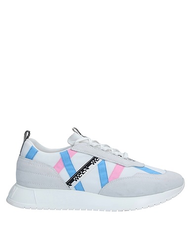 RUCOLINE Sneakers White Textile fibers, Leather