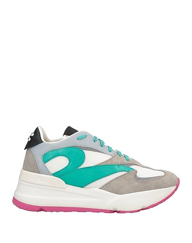 RUCOLINE Sneakers Light grey Leather, Textile fibres