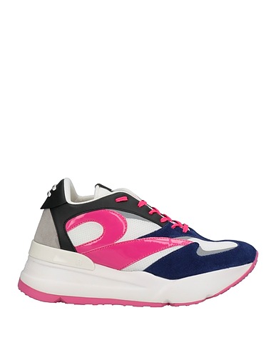RUCOLINE Sneakers Midnight blue Leather, Textile fibres
