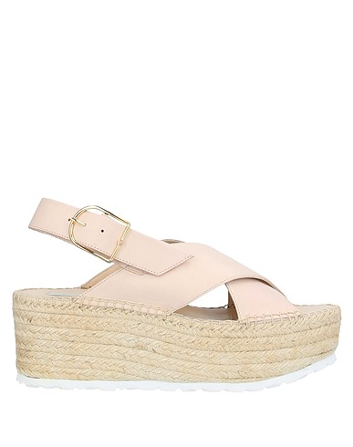 L' AUTRE CHOSE Espadrilles Light pink Leather