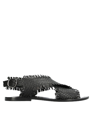 STRATEGIA Sandals Black Leather
