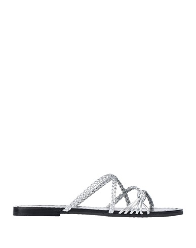 SIGERSON MORRISON Sandalen Silber Leder