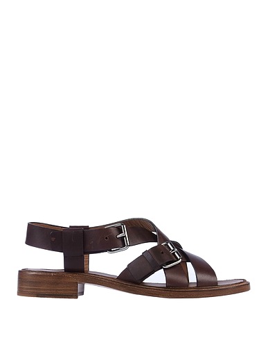 CHURCH'S Sandals Dark brown Calfskin