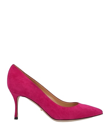 SERGIO ROSSI Pump Fuchsia Soft Leather