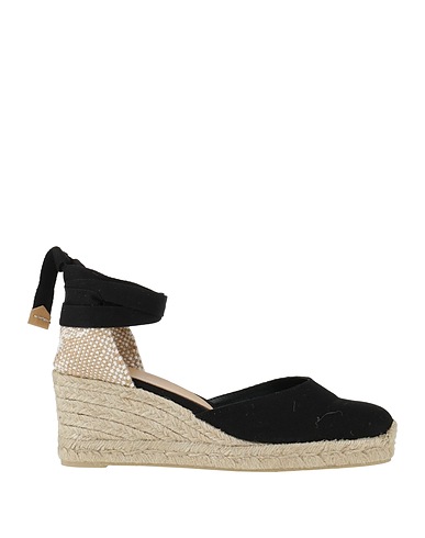 CASTAÑER Espadrilles Schwarz Gewebefasern