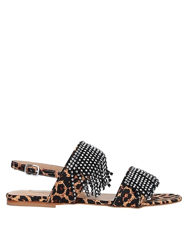 POLLY PLUME Sandals Sand Textile fibers