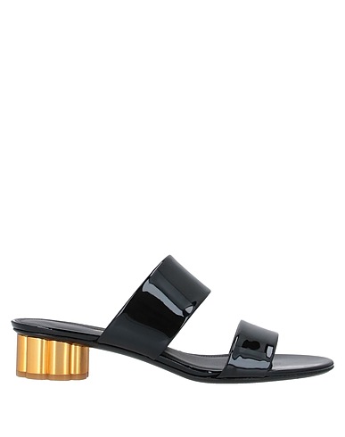 FERRAGAMO Sandals Black Calfskin