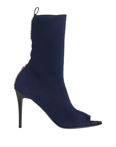 PINKO Ankle boot Navy blue Other Fibres