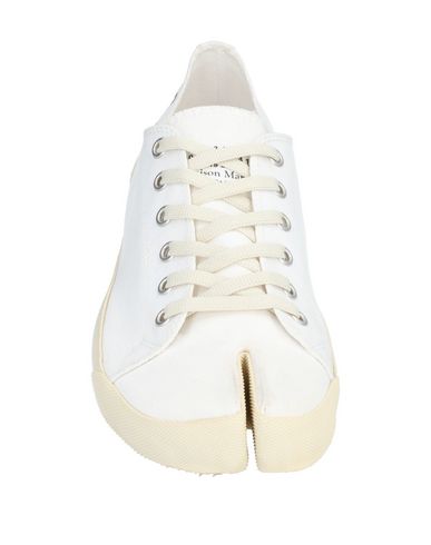 Shop Maison Margiela Man Sneakers White Size 9 Textile Fibers