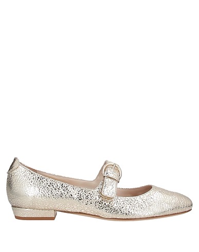 TWINSET Ballet flats Platinum Leather