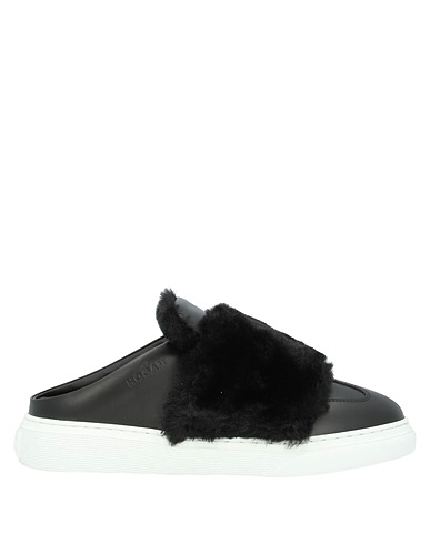 HOGAN Mules y zuecos Negro Piel