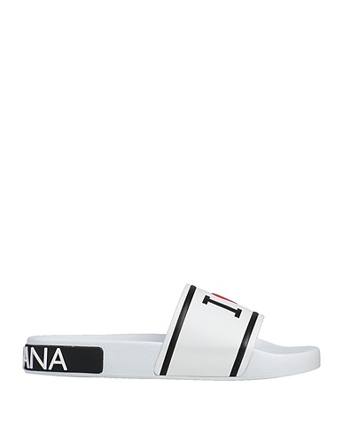 DOLCE&GABBANA Sandals White 100% Calfskin