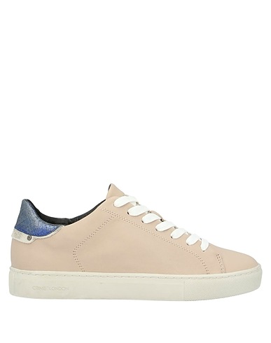 CRIME London Sneakers Beige Leather