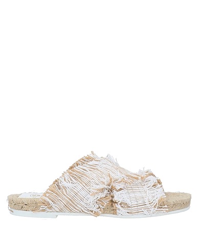 ESPADRILLES Sandali Bianco Fibre tessili