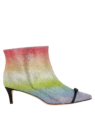 MARCO DE VINCENZO Ankle boot Mauve Soft Leather, Textile fibers, PVC - Polyvinyl chloride