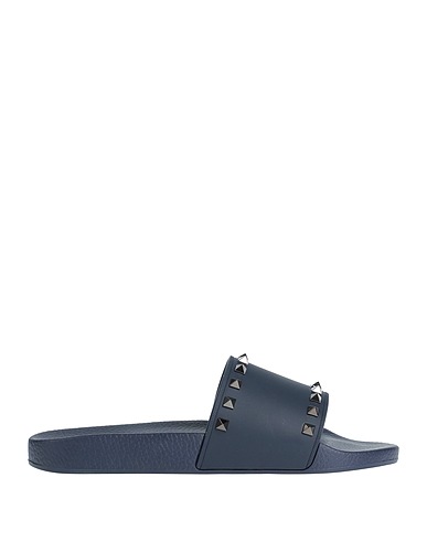 VALENTINO GARAVANI Sandals Midnight blue Textile fibers