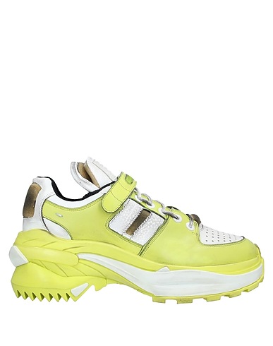 MAISON MARGIELA Sneakers Light green Soft Leather