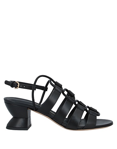 FERRAGAMO | Black Women‘s Sandals | YOOX