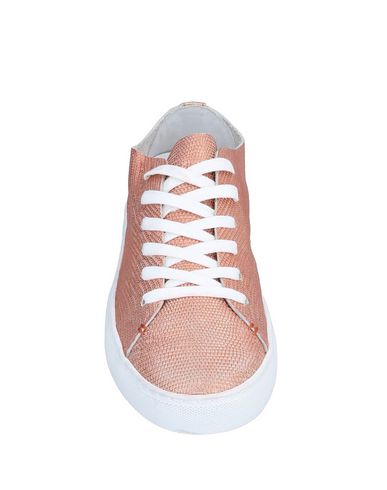 Shop Crime London Woman Sneakers Copper Size 8 Soft Leather In Orange